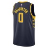 Maillot Basket Homme Indiana Pacers Tyrese Haliburton 0 2022-23 Nike Icon Edition Navy Swingman